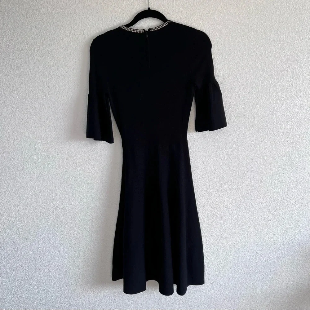 Kate Spade Fit & Flare Jewel Embellished Sweater Dress‎